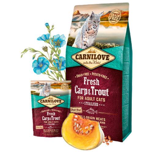 CARNILOVE Fresh-Маче Крап и Пастрмка Стерилизед 1кг.