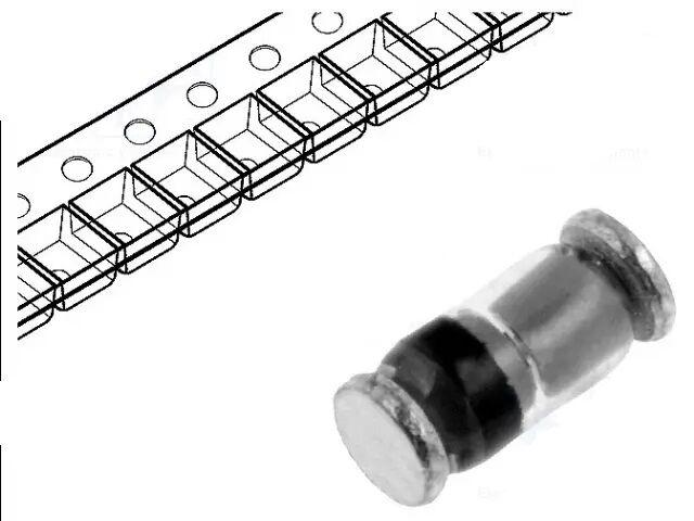 Alfa Electric Зенер диода минимелф 24V 0.5W BZW55-C24 SMD-ZENER-24V