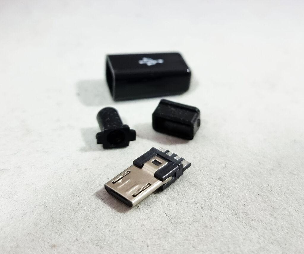 Alfa Electric Micro USB тип B машки конектор за лемење Micro B USB
