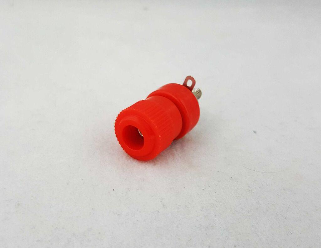 Alfa Electric Женски банана сокет, црвен – BC-001