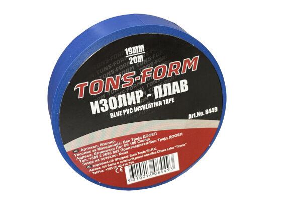 Alfa Electric ПВЦ изолир лента сина TF 19мм x 20м, 8449