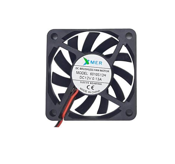 Alfa Electric DC вентилатор 60×60×10mm 12V со 2 проводници 6010C12 ФАН 60*60*10мм 12В ДЦ 2-проводници