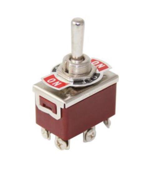 Alfa Electric Тастер Φ12mm (1)-0-(2) 2×15A 6 кон. TS-33