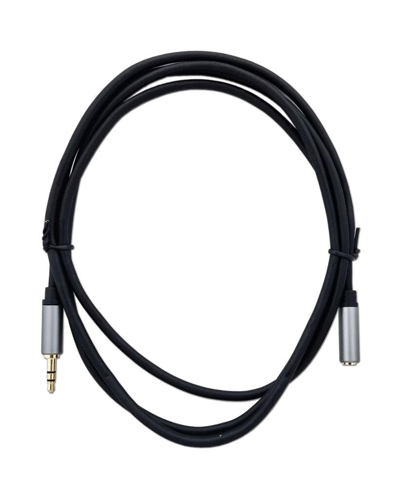 Alfa Electric Продолжен кабел м->ж aux со метални конектори 3.5мм 1.5м, ZF-HD001