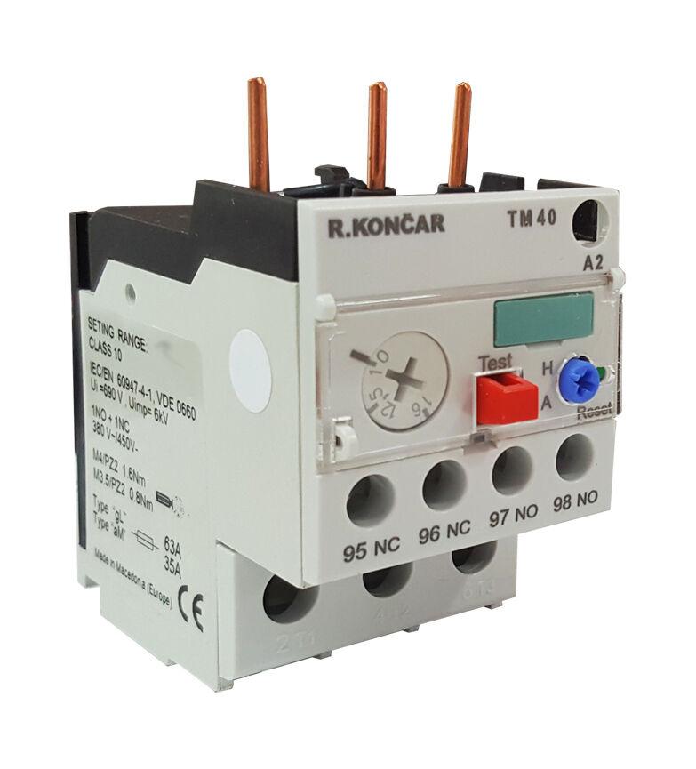 Раде Кончар Биметал термореле 9–12.5A ТМ 40