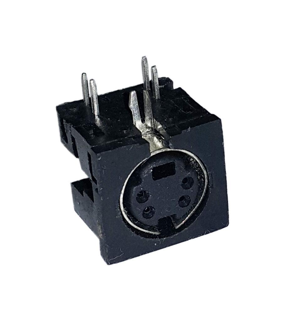 Alfa Electric Mini DIN 4-пински шасија сокет MDC-204