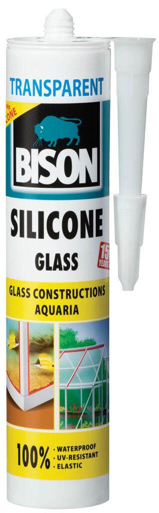 Bison Силикон за стакло транспарентен 280мл Bison