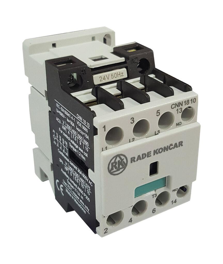 Раде Кончар Контактор 24V AC 18A AC3 ЦНН 18