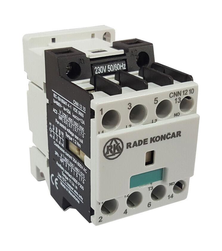 Раде Кончар Контактор 220V 12A AC3 ЦНН 12 10
