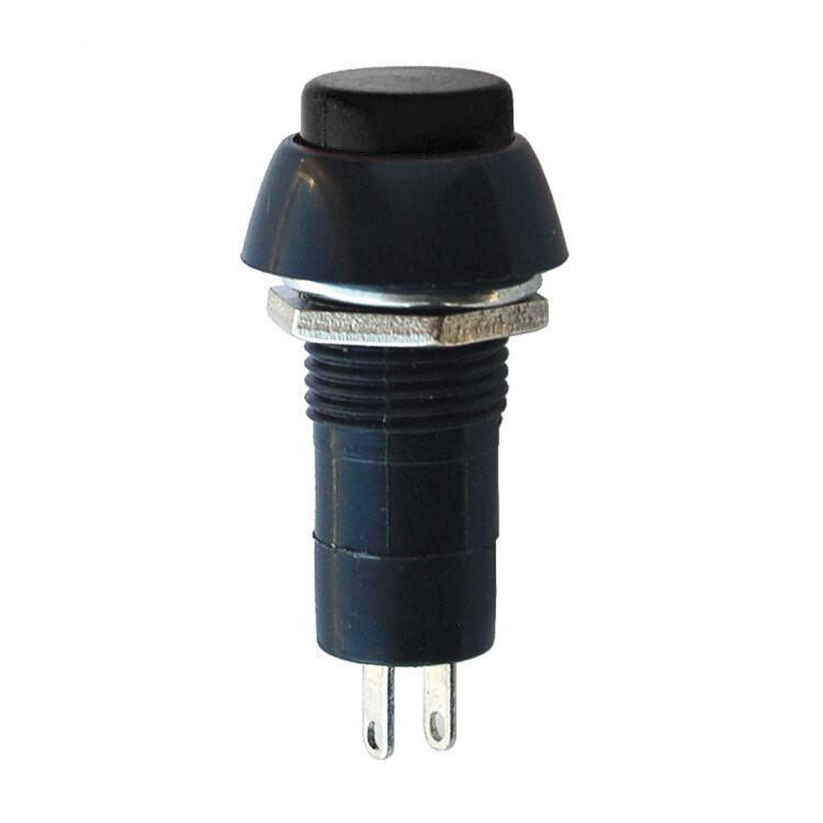 Alfa Electric Тастер Φ12mm црн 185 TS-18