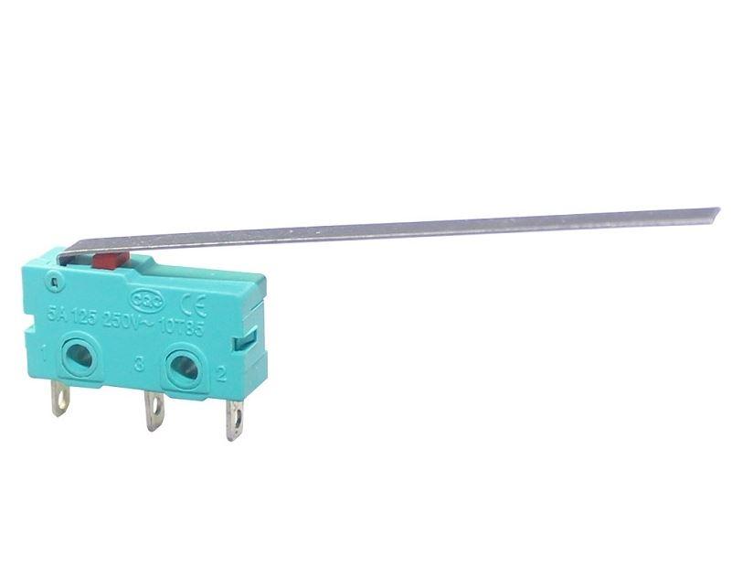 Alfa Electric Микропрекидач 5A со долг лост 53mm МП-28