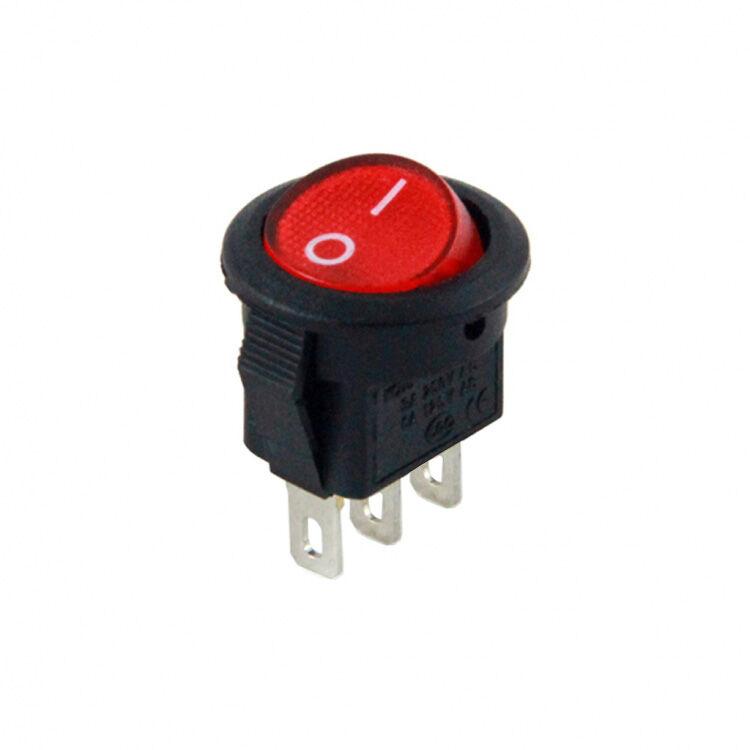 Alfa Electric Прекинувач 0-1 3A 2+1 кон. црвен + SS, 220V 134Д ПР-41