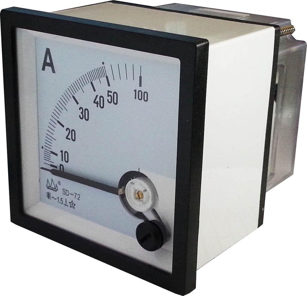 Alfa Electric Амперметар AC 0–50A 72×72mm ХХ-72 0-50А АЦ