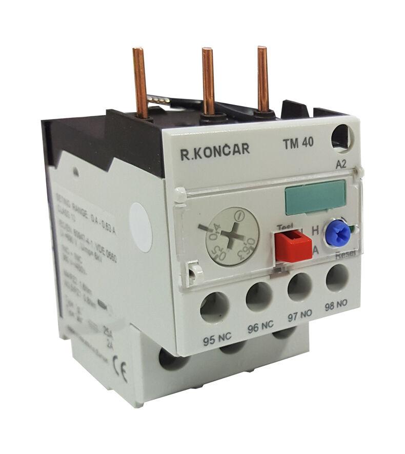 Раде Кончар Биметал термореле 0.4–0.63A ТМ 40