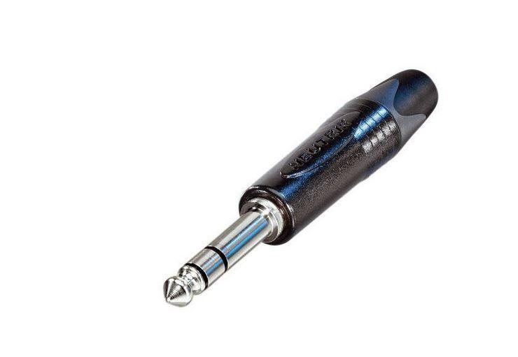 Neutrik 6.3mm стерео конектор црн Neutrik NTR-NP3X-BAG
