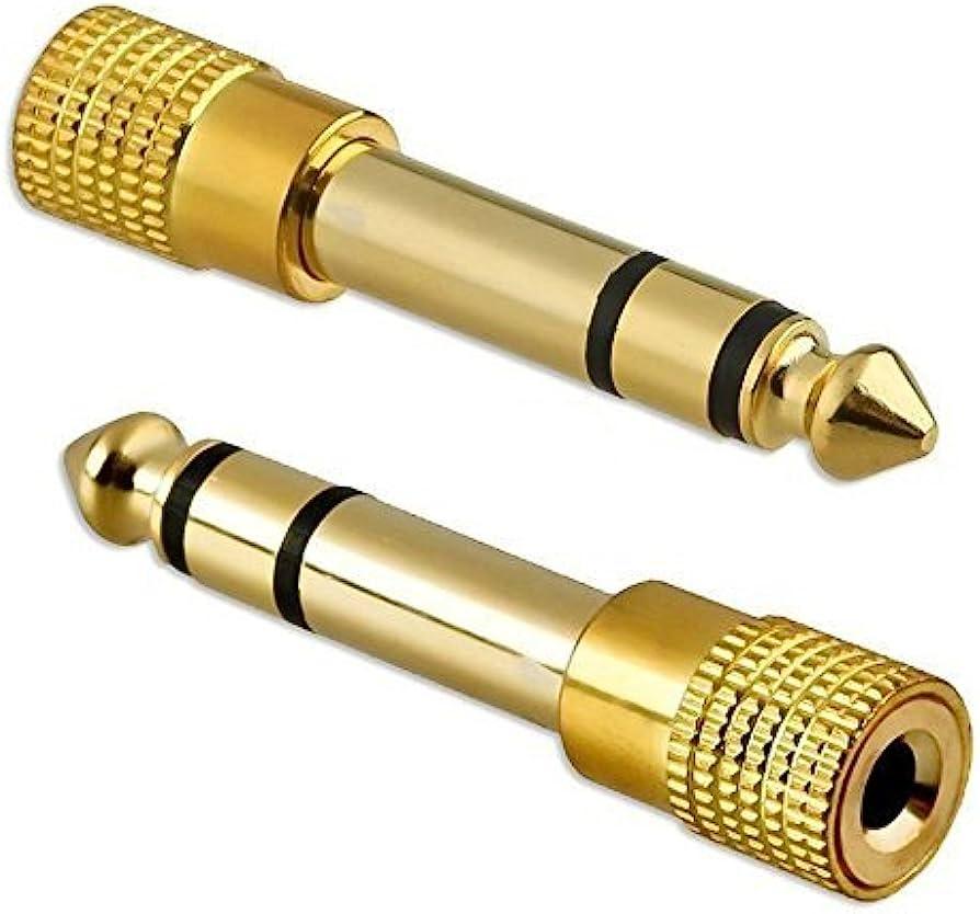 Alfa Electric Приклучок 6.3mm во сокет 3.5mm златен – AC-007GOLD