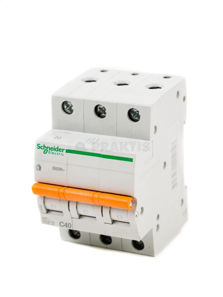 Schnaider Автоматски осигурач Schneider 3P 6kA 40A Ц40А 6ка 3п