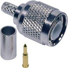 Alfa Electric TNC машки кримп за RG58 со навој TNC-001RP