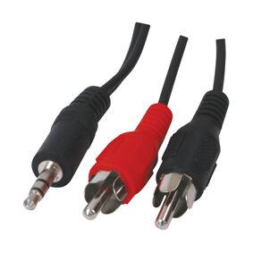 Alfa Electric Кабел 3.5мм во 2×pin машки 3.0м CABLE-458/3