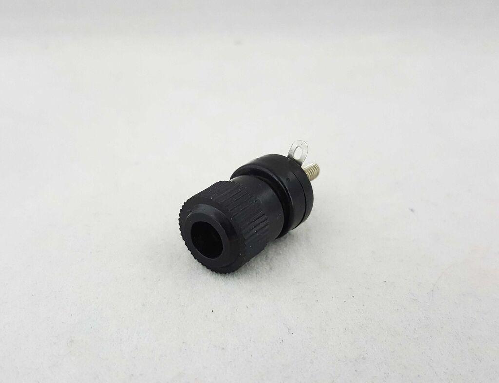 Alfa Electric Женски банана сокет, црн – BC-001