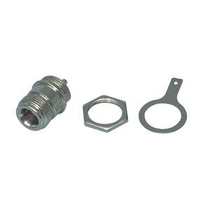 Alfa Electric N женски bulkhead со лемење NC-201