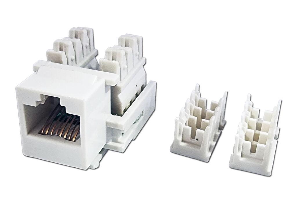 Alfa Electric CAT6 RJ45 UTP женски конектор 8P8C Keystone – CAT6-RJ45-KJ