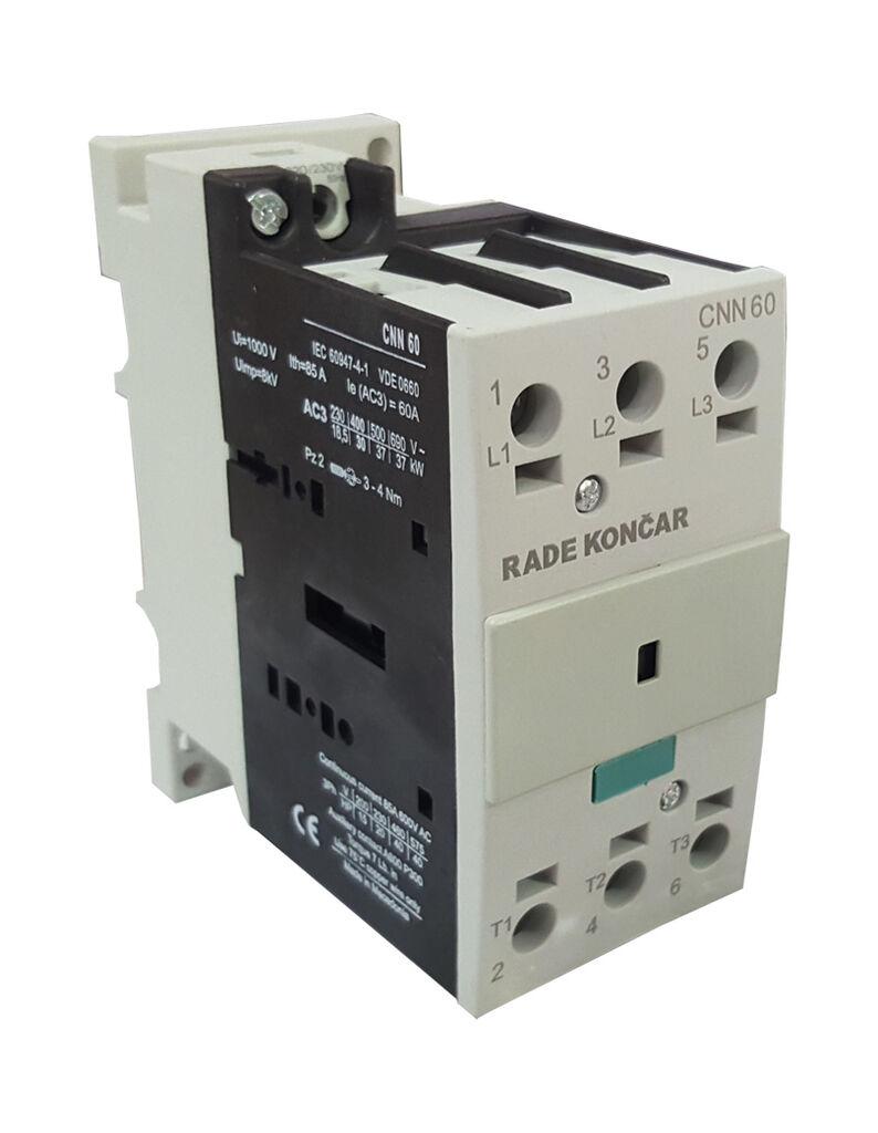 Раде Кончар Контактор 220V AC 60A AC3 ЦНН 60