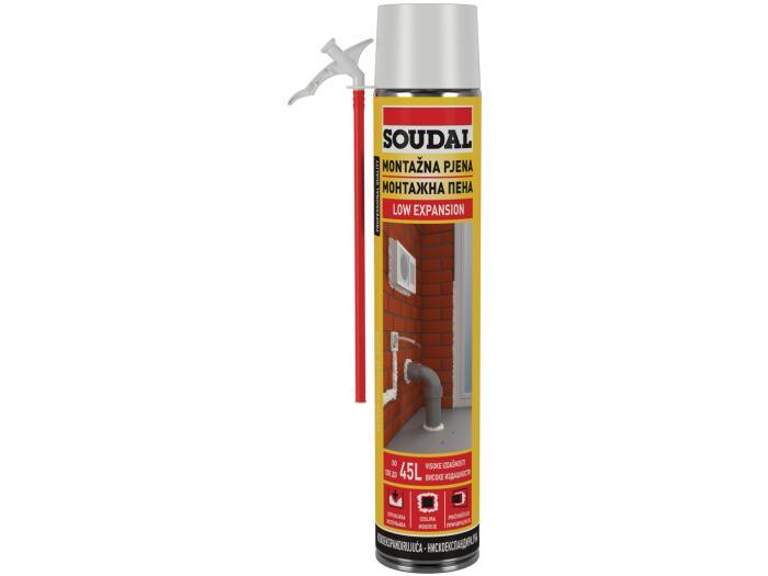 SOUDAL Нискоекспанзиска рачна пурпена 750мл, SOUDAL