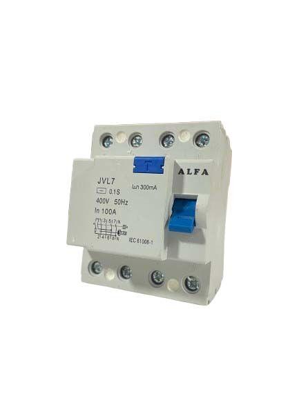 Alfa Electric ФИД склопка 4P 100A 0.3A GHL100-63 ФИД склопка 100А 0.3А 4П