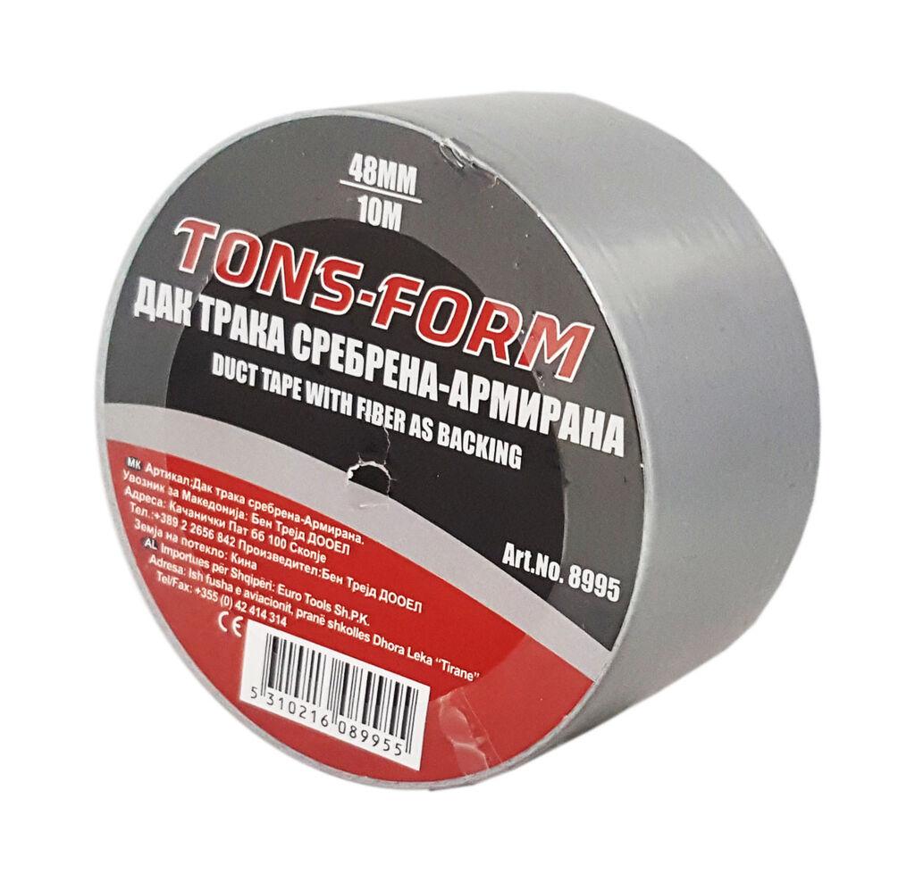 Alfa Electric Сребрен ребраст селотеп 48мм x 10м, 8995