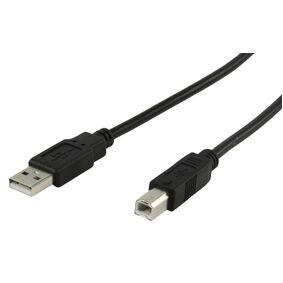 Nedis USB 2.0 High-Speed кабел A – B 1.8м, црн CABLE-141HS