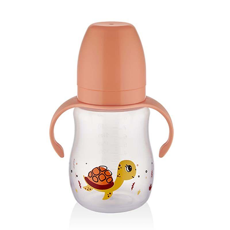 BabyJem Шише за бебиња некапечко 250ml, портокалово