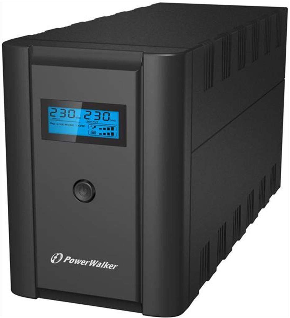 POWERWALKER UPS VI 2200 SHL, 2200VA, 1200W, 2xSHUKO, 2x IEC C13, USB, RJ11, 10120098