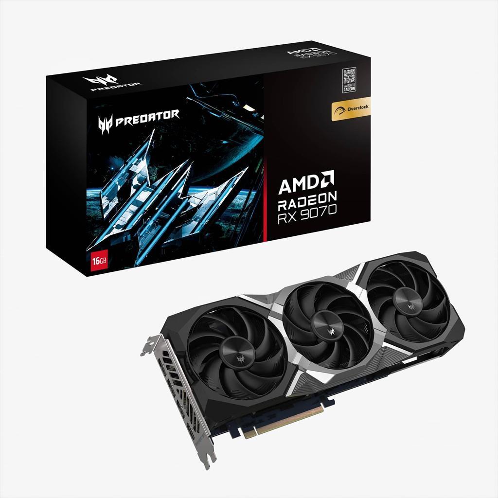 ACER Графичка Карта RX 9070 Predator BiFrost Radeon OC, 16GB GDDR6, 256-bit, HDMI, 3xDP, DP.Z4GWW.P01