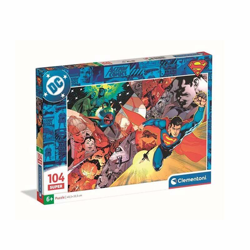 Clementoni Children Puzzle 'Superman 2025' Сложувалка 104 пар 6г