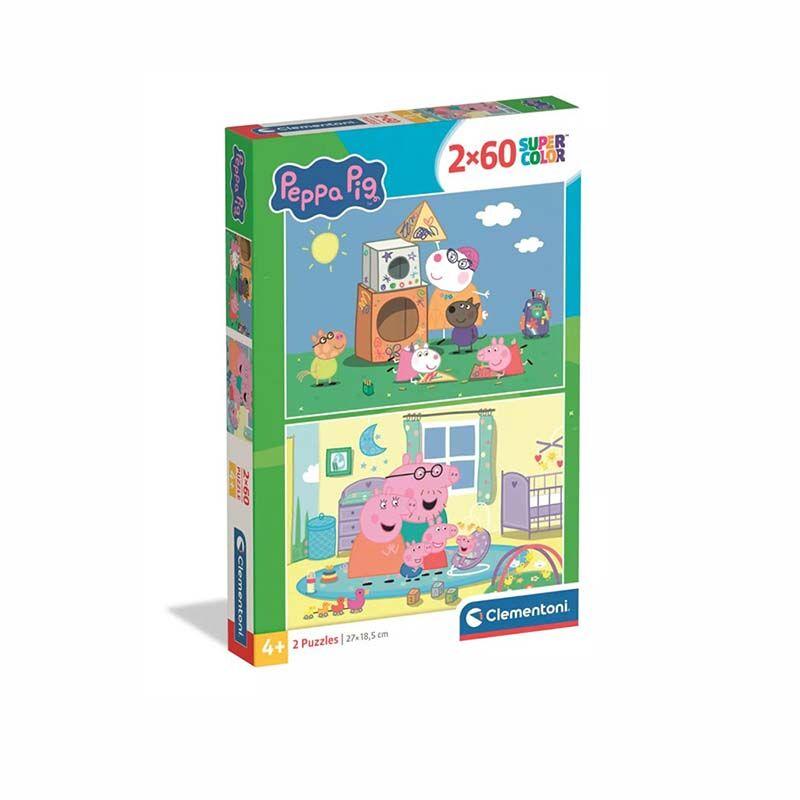 Clementoni Children Puzzle 'Pepa Pig 2025'' Сложувалка 2*60 пар 4г