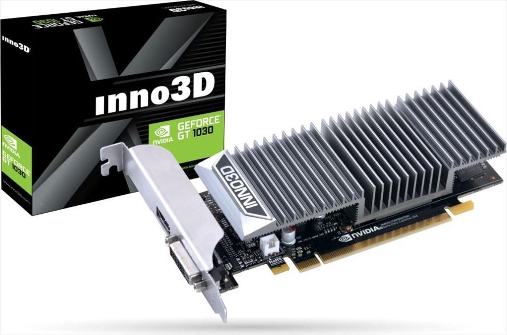 INNO3D Графичка Карта GT1030, 2GB DDR5, LP Passive, DVI-D, HDMI, N1030-1SDV-E5BL