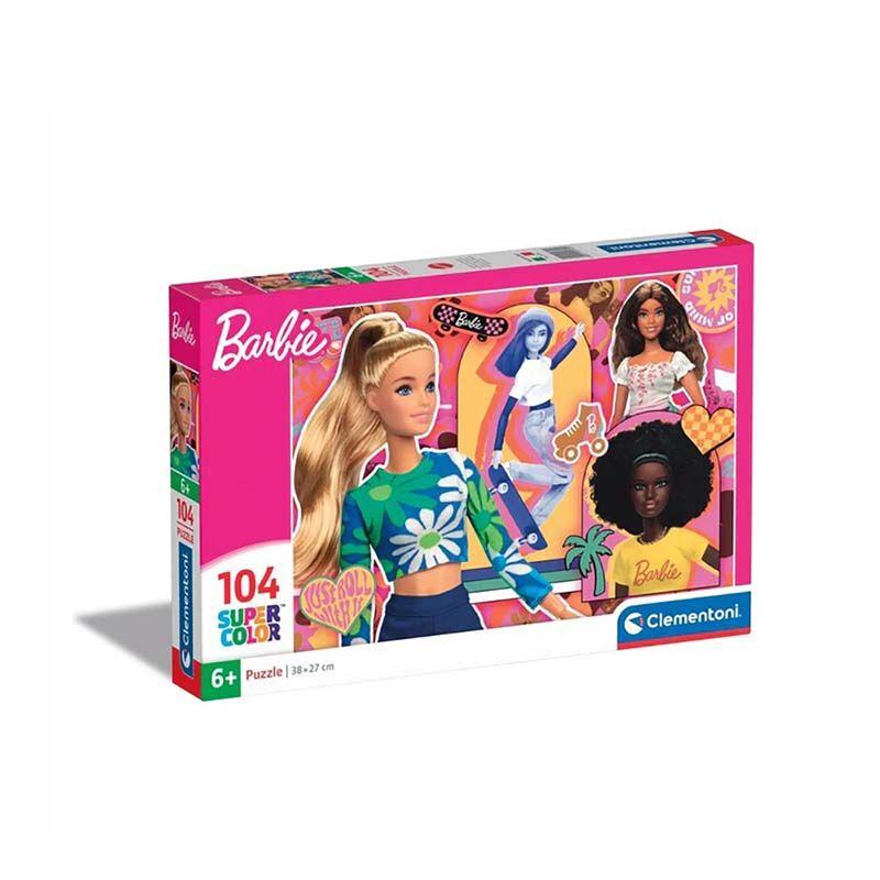 Clementoni Children Puzzle 'Super Barbie 2026' Сложувалка 104 пар 6г