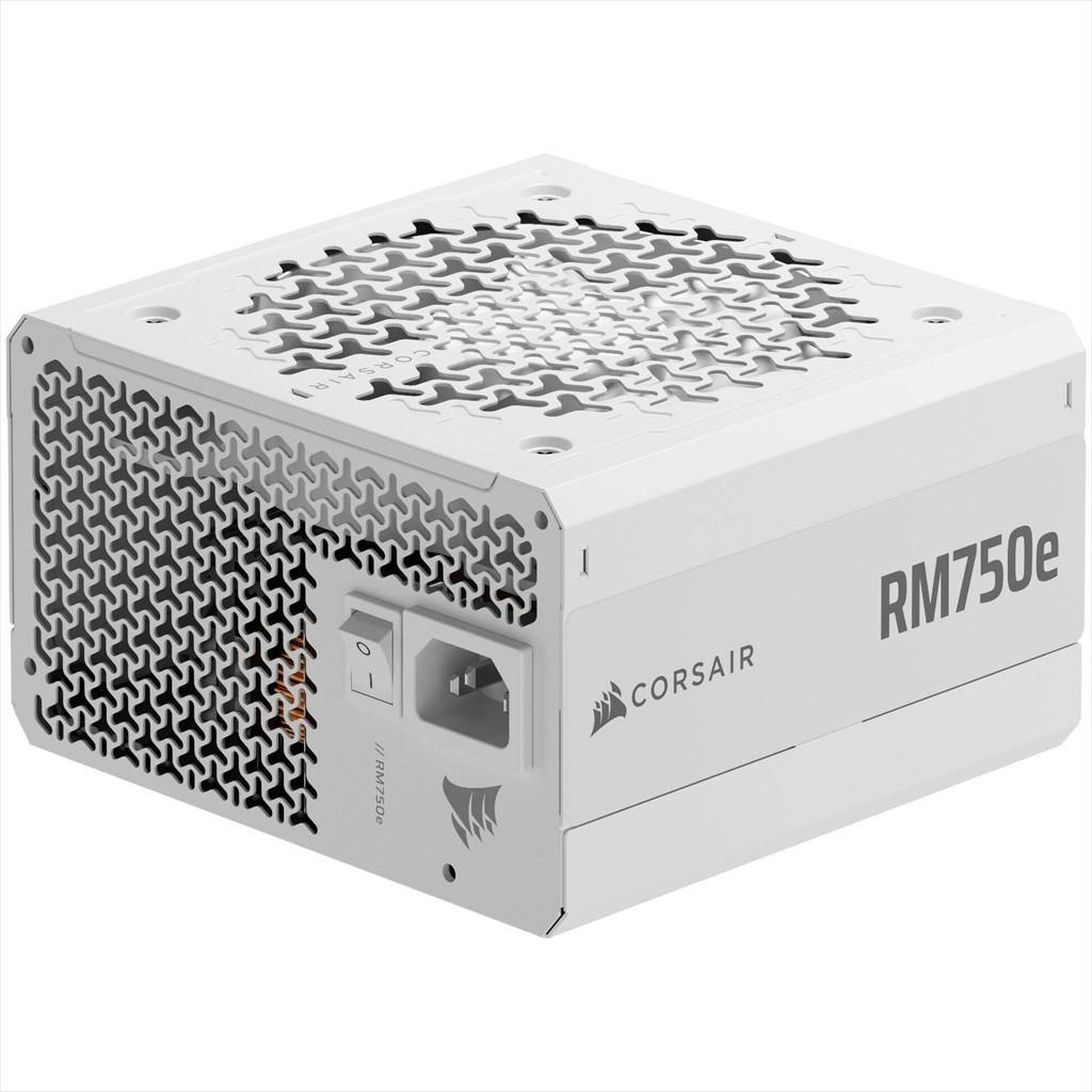 CORSAIR Напојување RM750E, 750W, 80 PLUS GOLD, ATX 3.1, PCIe5.1, Full Modular, CP-9020292-EU, Бело