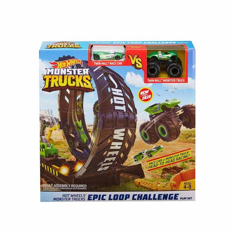 Hot Wheels Стаза Monster Trucks со автомобил