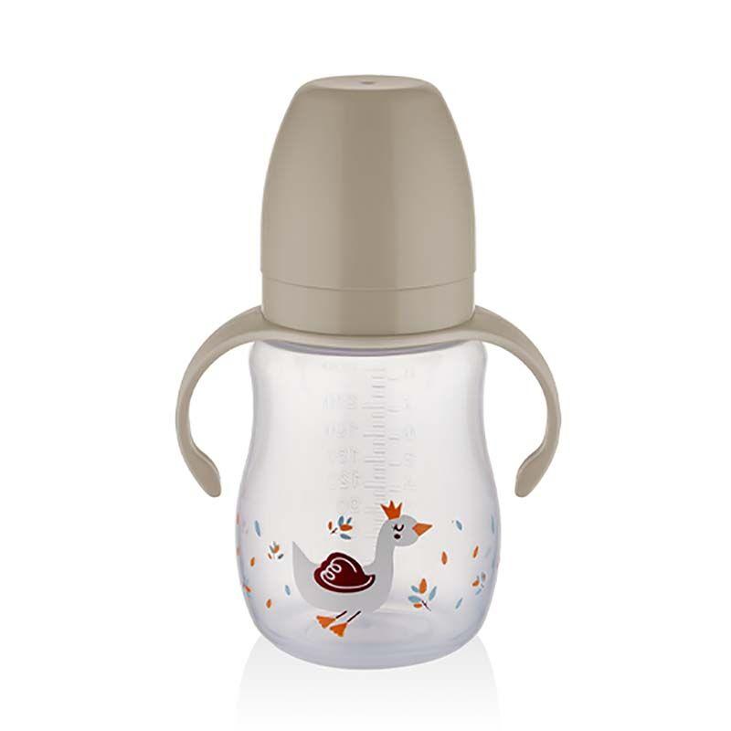 BabyJem Шише за бебиња некапечко 250ml, беж