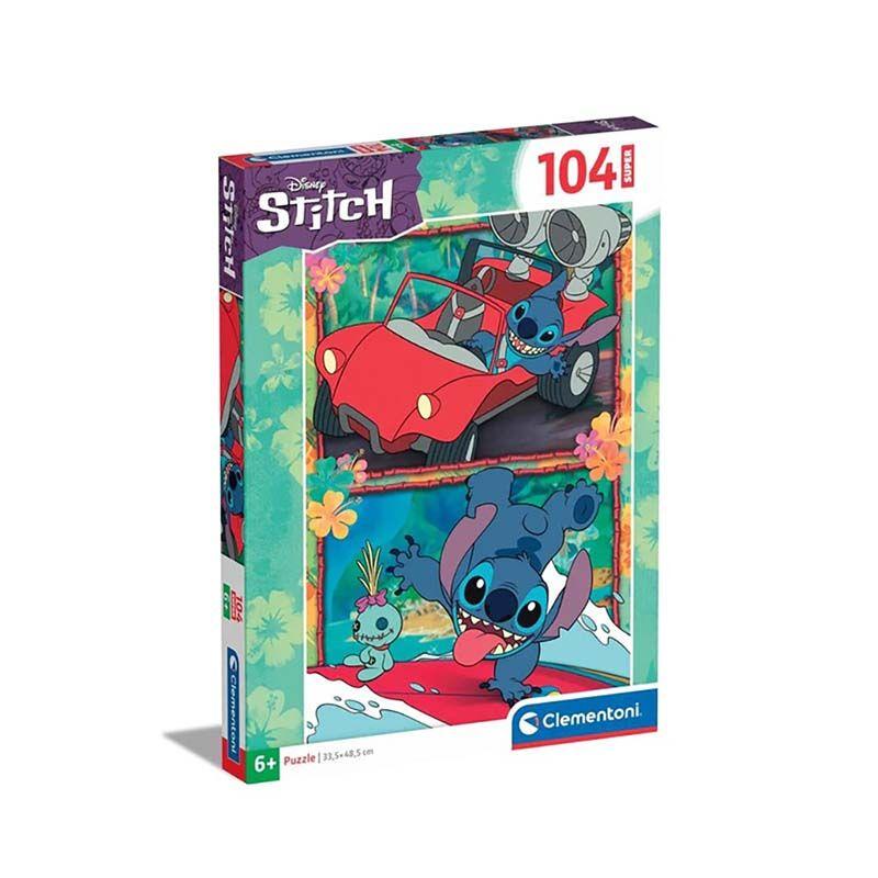Clementoni Children Puzzle 'Super Stich' Сложувалка 104 пар 6г