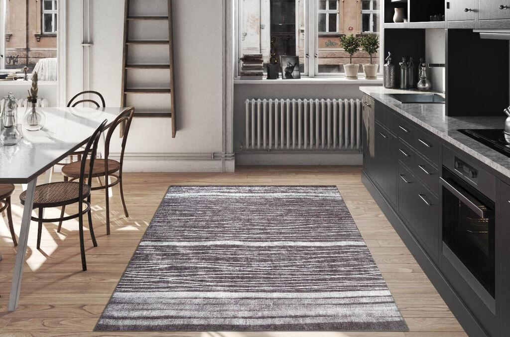 Conceptum Hypnose Carpet Ada Gonul -AL 395, 210x310 cm, антрацит-бело