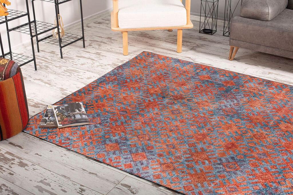 Conceptum Hypnose Carpet Funk -AL 06, 150x230 cm, сиво-портокалова
