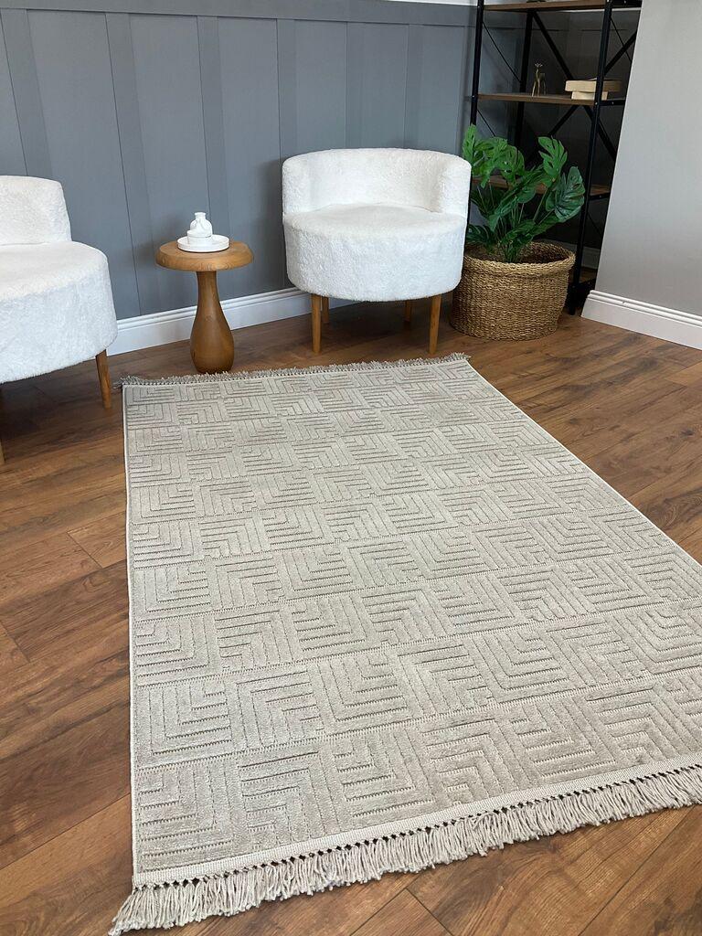 Conceptum Hypnose Carpet Kare, 80x100 cm, сива боја