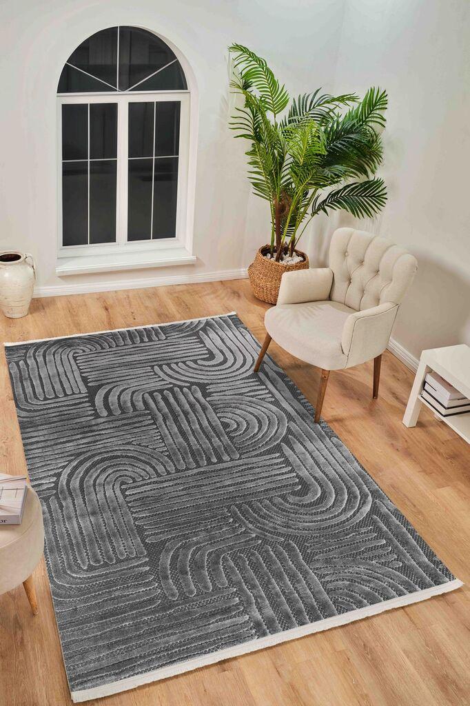 Conceptum Hypnose Carpet Boyut By044, 80x150 cm, антрацит