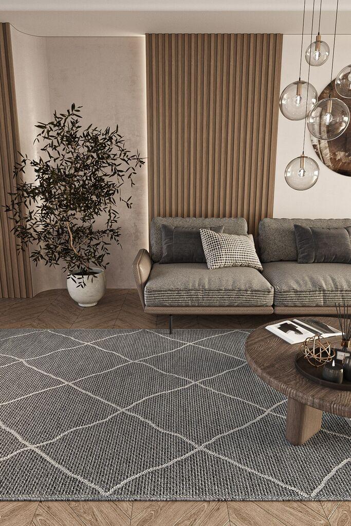 Conceptum Hypnose Carpet Elite 02, 200x290 cm, сив