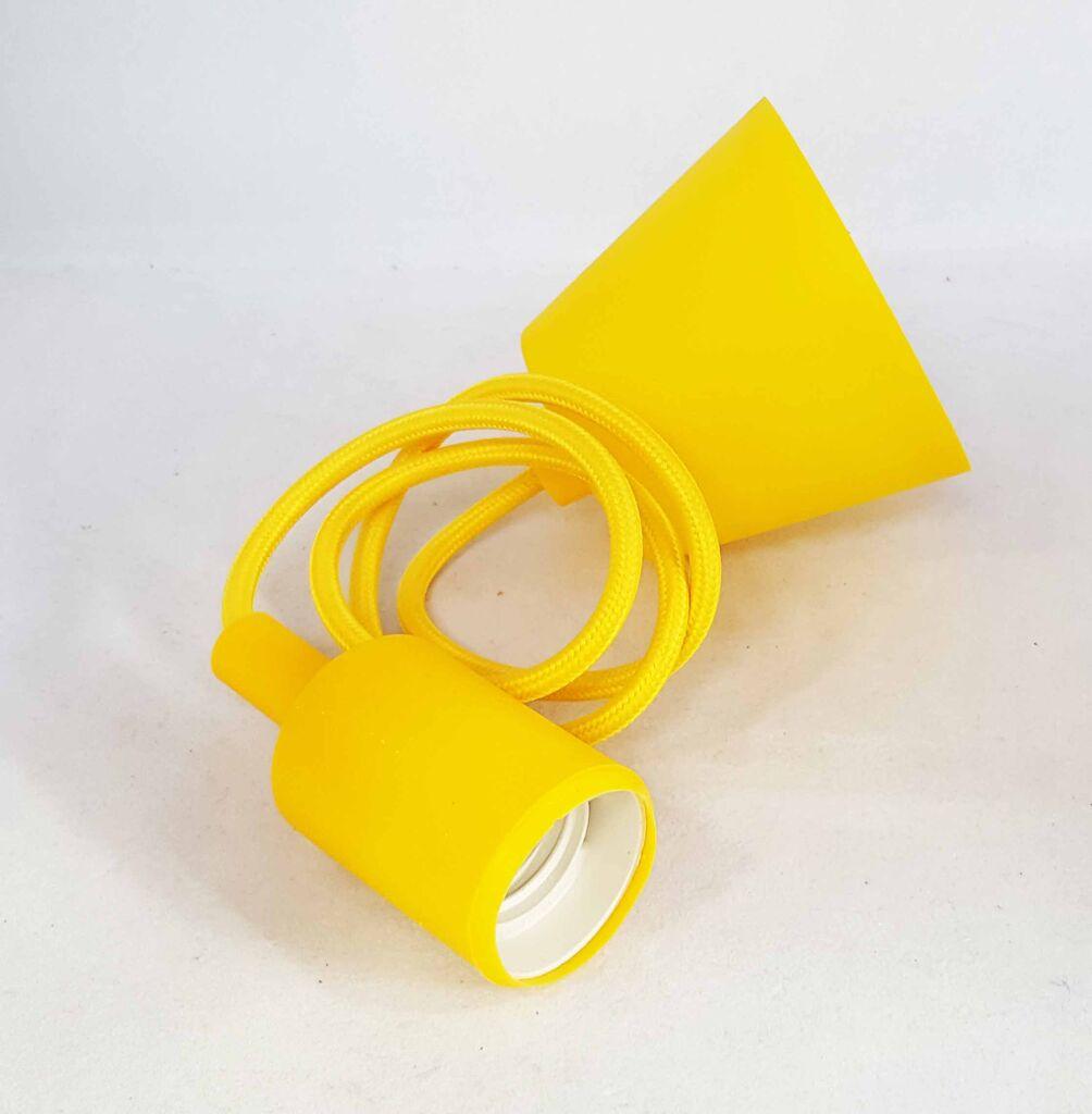 Alfa Electric Жолт кабел со фасонка за ЛЕД сијалица OL19604-E27R-ZOLT