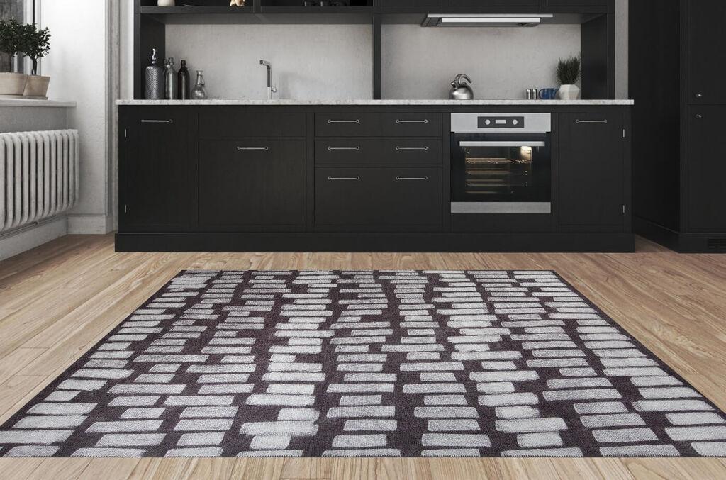 Conceptum Hypnose тепих Ada Gonul -AL 371, 140x190 cm, антрацит-бело