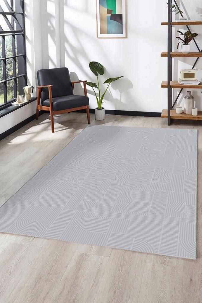 Концепт хипнозен тепих Akasya Ak003, 80x300 cm, сив